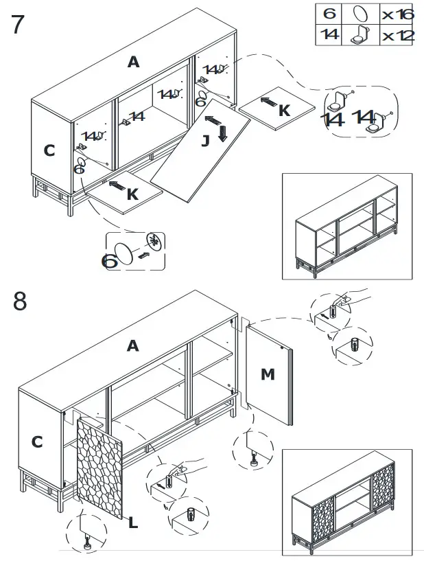 Southern ENTERPRISES HD053752 Berramy 54.25 in. Smart Electric Fireplace in Gray - 10