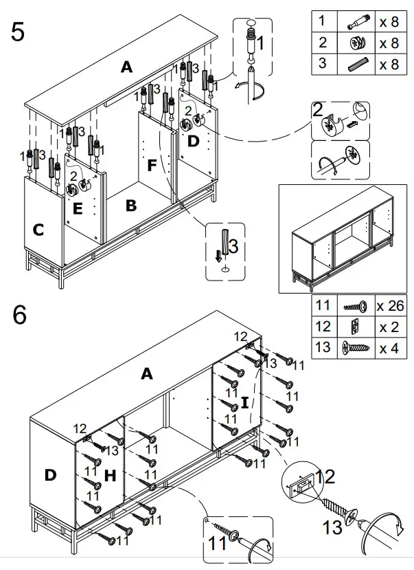 Southern ENTERPRISES HD053752 Berramy 54.25 in. Smart Electric Fireplace in Gray - 9