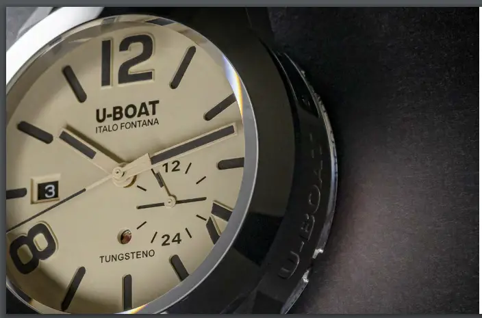 U BOAT Classic 42mm Tungsteno Beige - fig 2