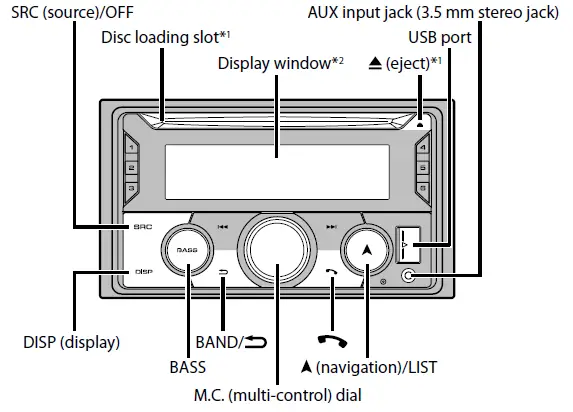 Pioneer MVH-S622BS Audio Digital Media Receiver 10