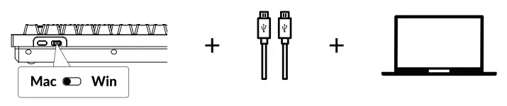 Keychron V5 Non Knob Version Keyboard - fig
