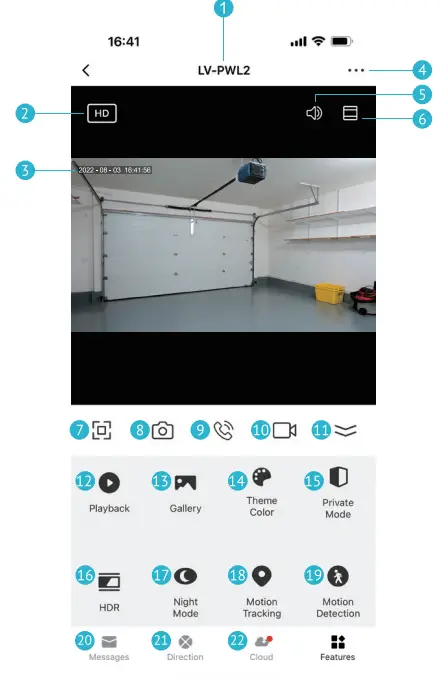 L2 Light Bulb Camera Live View & Playback