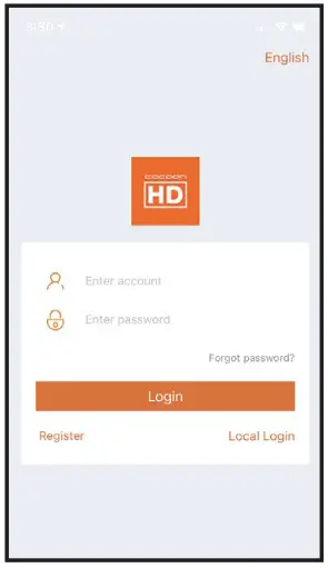 cocoon HE210303 8ch 1080p Security Camera System - Install and Register the Cocoon HD App