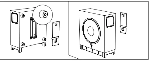 Focal Sub Air Black Flat Bass Subwoofer Amplifier 5