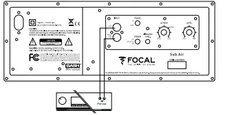Focal Sub Air Black Flat Bass Subwoofer Amplifier 9