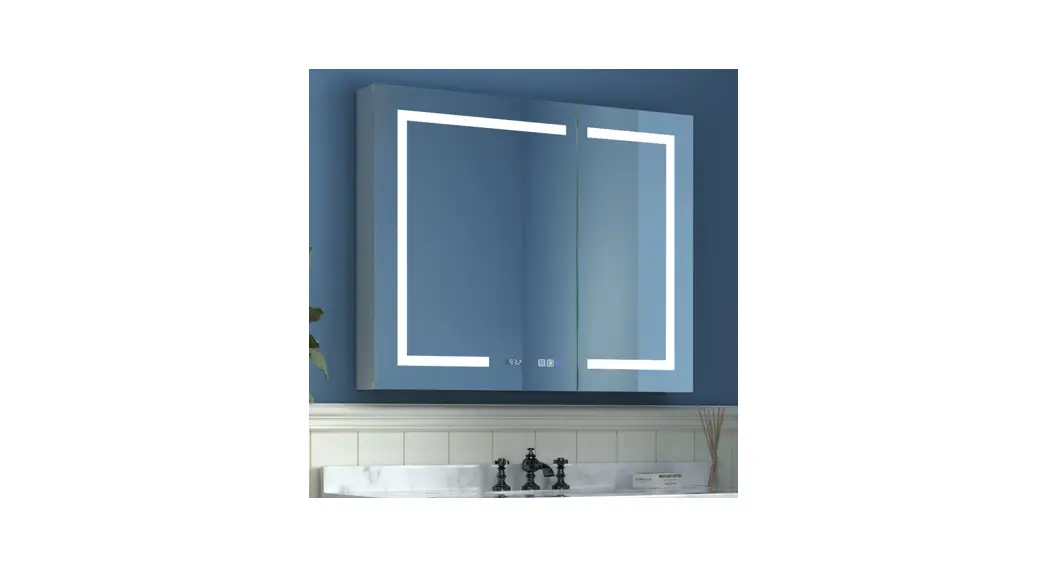 Exbrite Usa Dhmc3030v3tx Led Lighted Medicine Cabinet User Manual