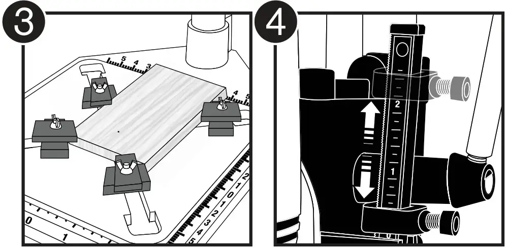 MILESCRAFT 1097 Tool Stand Drill Press for Rotary Tools - FIg10