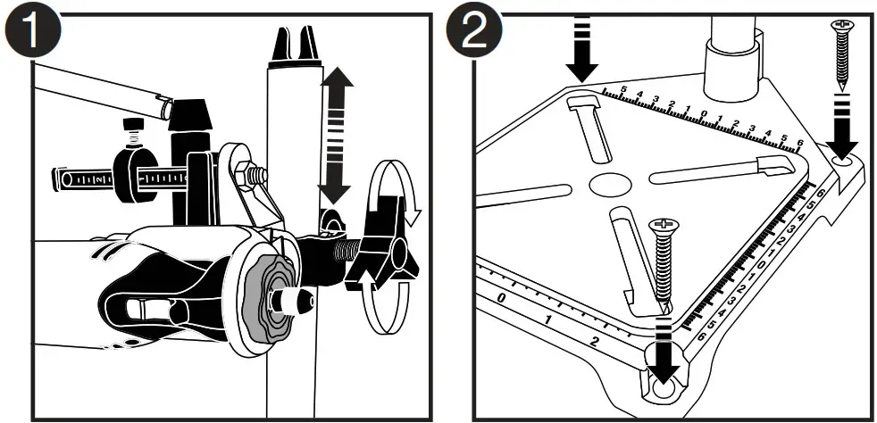 MILESCRAFT 1097 Tool Stand Drill Press for Rotary Tools - FIg13