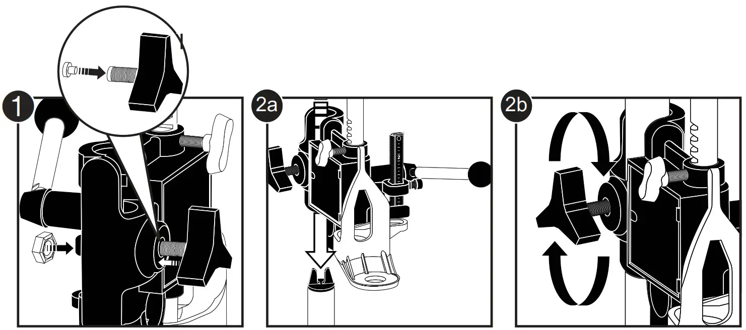 MILESCRAFT 1097 Tool Stand Drill Press for Rotary Tools - FIg5