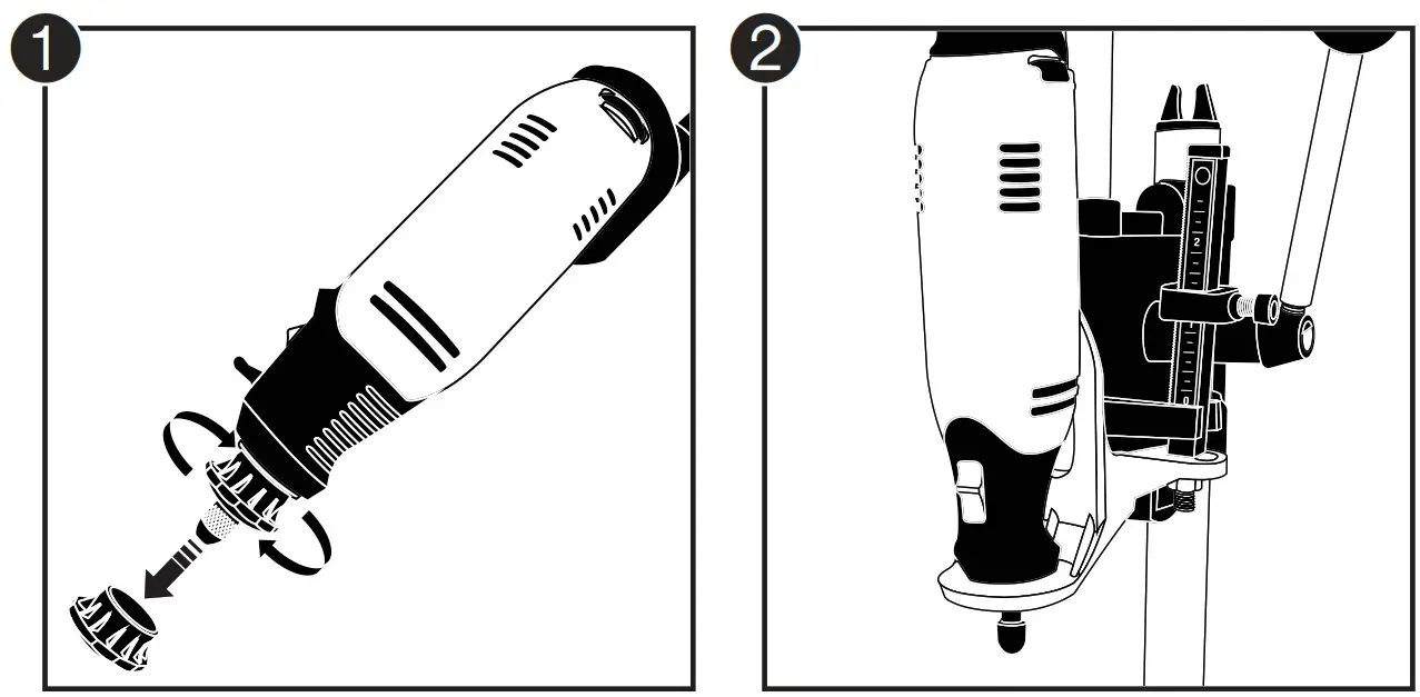 MILESCRAFT 1097 Tool Stand Drill Press for Rotary Tools - FIg7