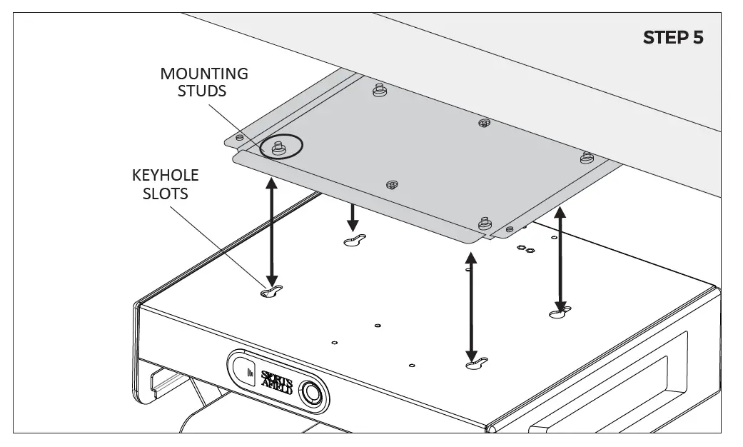 SPORTS AFIELD SA-HD5-BIO Drop Action Biometric Security Vault 10