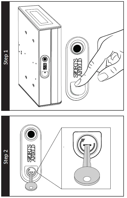 SPORTS AFIELD SA-HD5-BIO Drop Action Biometric Security Vault 3