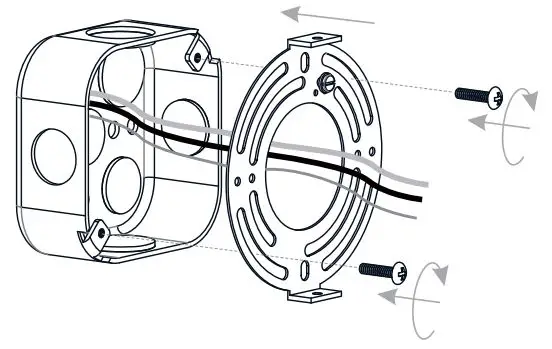 QUOIZEL PRC8624BN Prescott 3 Light Bath Light - Install Crossbar