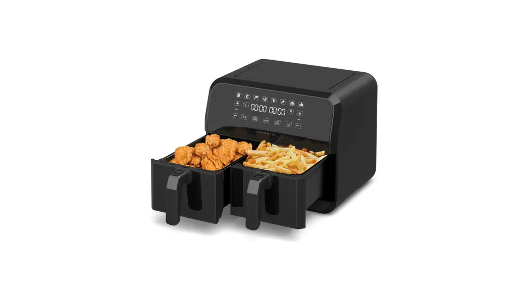 Crownful Aft08003j-ul 8 Quart 2-basket Air Fryer User Manual