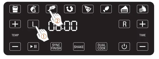 CROWNFUL AFT08003J-UL 8 Quart 2-Basket Air Fryer - Figure 10