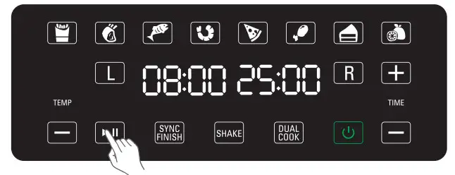 CROWNFUL AFT08003J-UL 8 Quart 2-Basket Air Fryer - Figure 12