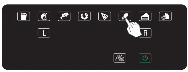 CROWNFUL AFT08003J-UL 8 Quart 2-Basket Air Fryer - Figure 4