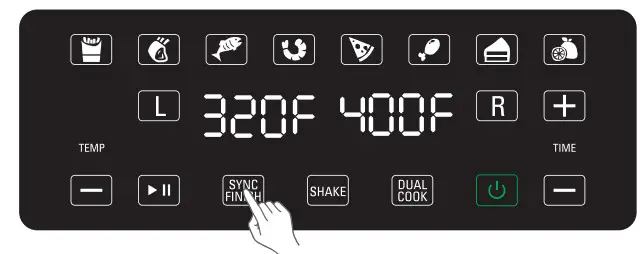 CROWNFUL AFT08003J-UL 8 Quart 2-Basket Air Fryer - Figure 6