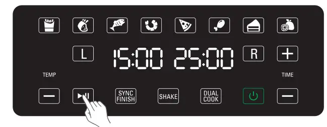 CROWNFUL AFT08003J-UL 8 Quart 2-Basket Air Fryer - Figure 7