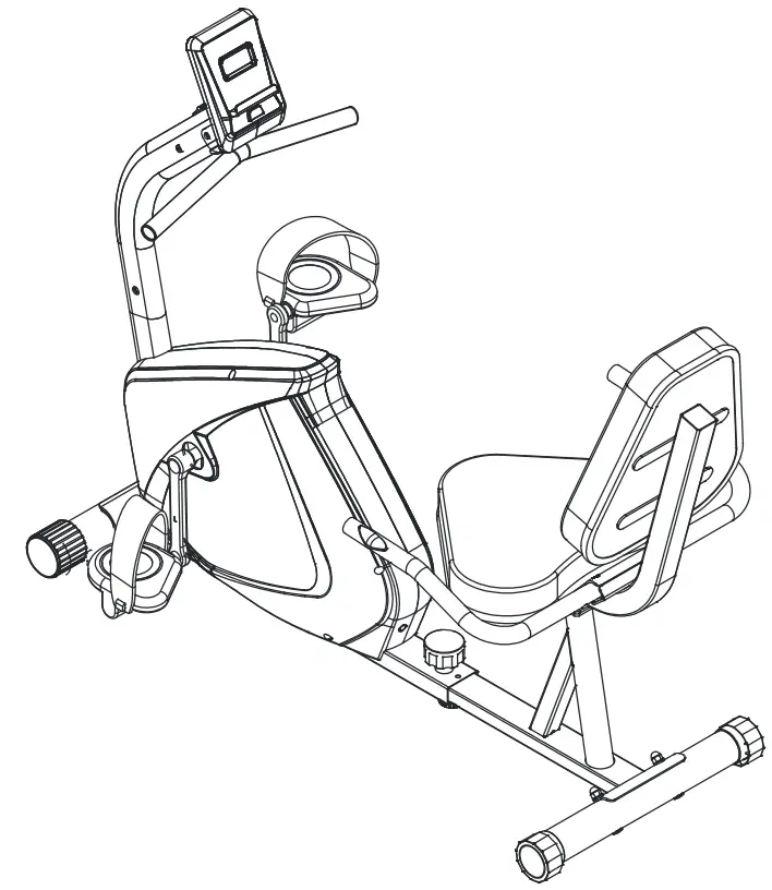 snode R16 Magnetic Recumbent Exercise Bike