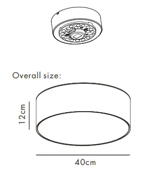 QAZQA Drum CL LED Ceiling Light - fig2