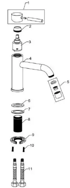 better bathrooms Arissa Mini, Mono Basin Mixer Tap 2