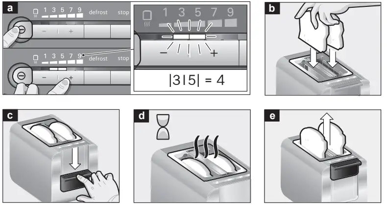 SIEMENS-TT86105-Compact-Toaster-Instruction-fig-1