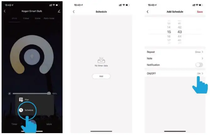 kogan-KAE27RGBC1B-Smarterhome-10W-Colour-and-Warm-Cool-White-Smart-Bulb-FIG-8