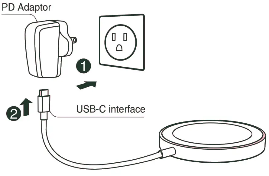 VINCI KSNY00XC Wireless Charging Pad - 1