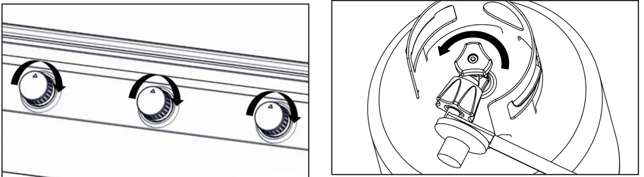 NEXGRILL 820-0063 3-Burner Portable Propane Gas Grill - Fig 9