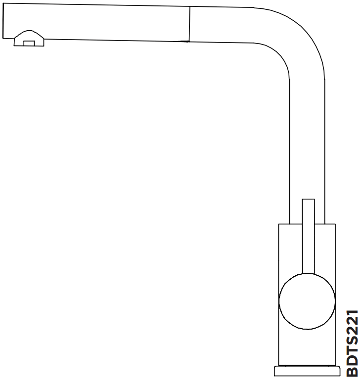 belling BDTS221 Series Squareline Pull Out Mixers