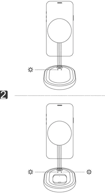 Shenzhen Lechong Technology K3000PRO 3 In 1 Wireless Charging Stand - fig 2