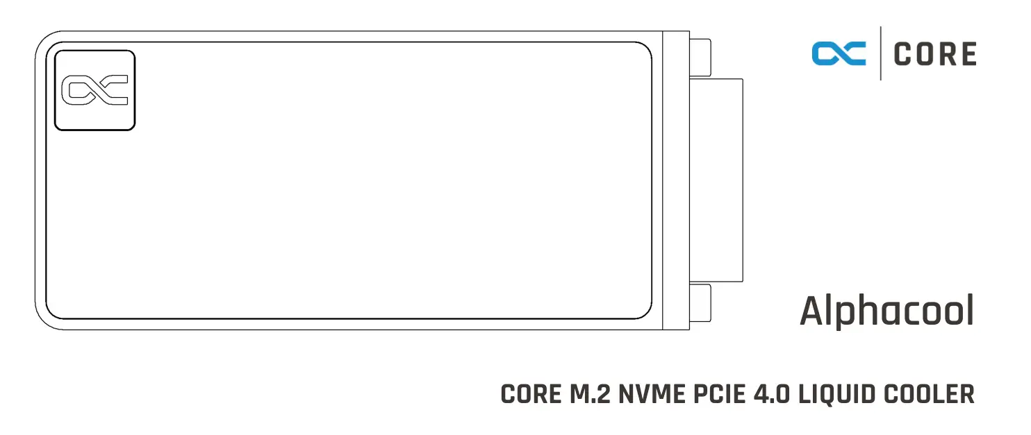 Alphacool Core M.2 NVMe PCIe 4.0 Liquid Cooler User Guide
