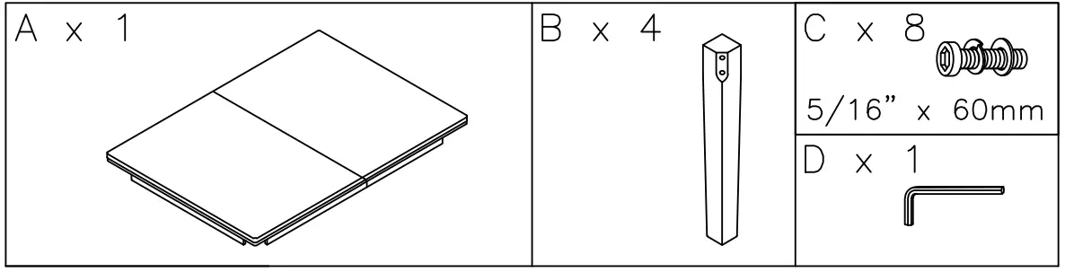ASHLEY D59435 Ralene Dining Extension Table - fig 1