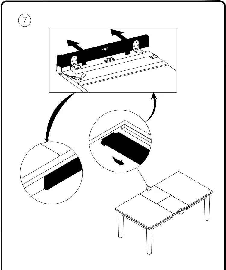 ASHLEY D59435 Ralene Dining Extension Table - fig 7