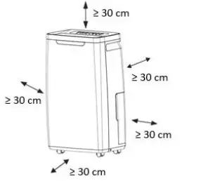 emerio-DH-127463-Portable-Dehumidifier-Instruction-FIG-4