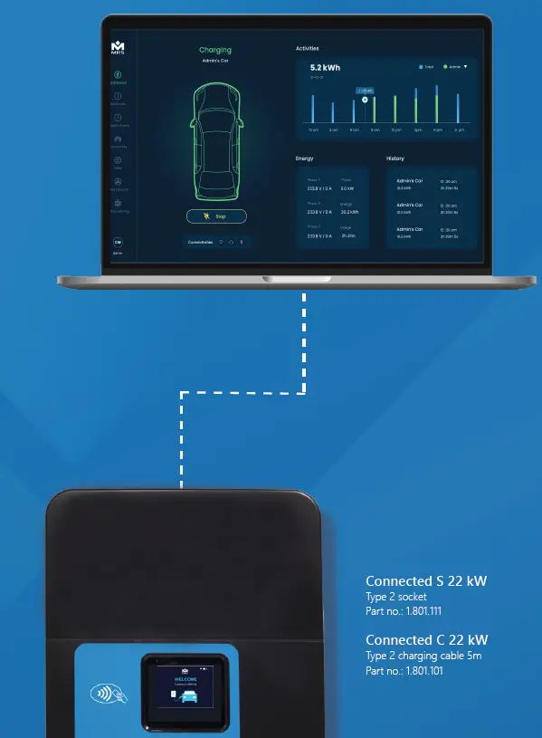 MRS 1.801.000 Wallbox MCharger Easy Charger 4