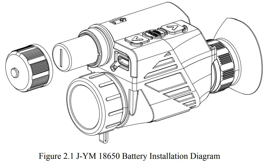 IRAY J YM Monocular Head Mounted Thermal Imager - fig2