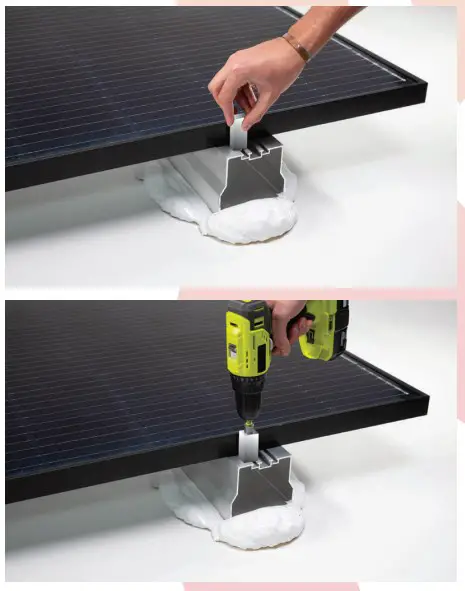 INSTALLING THE MODULE CLAMPS