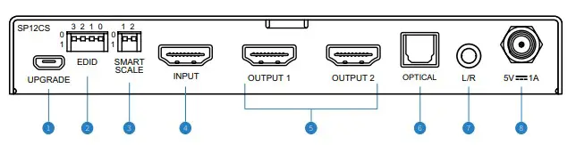 BLUSTREAM SP12CS 2 Way HDMI Splitter with Smart Scaling (2)