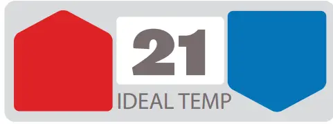 IDEAL TEMP button
