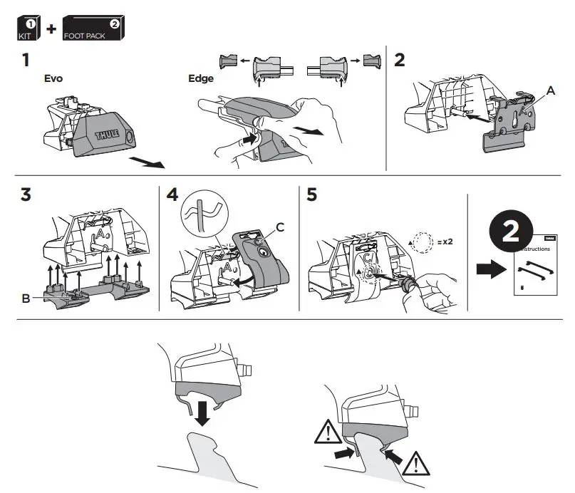 THULE-186146-Kit-Flush-Rail-FIG-4