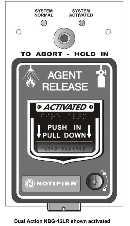 NOTIFIER NBG Series Dual-Action Agent Release Stations 2