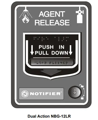 NOTIFIER NBG Series Dual-Action Agent Release Stations