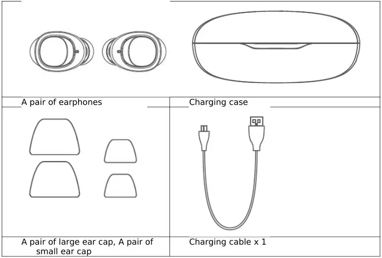Kogan TWS Earbuds KATWSIPX6HA] - In The Box