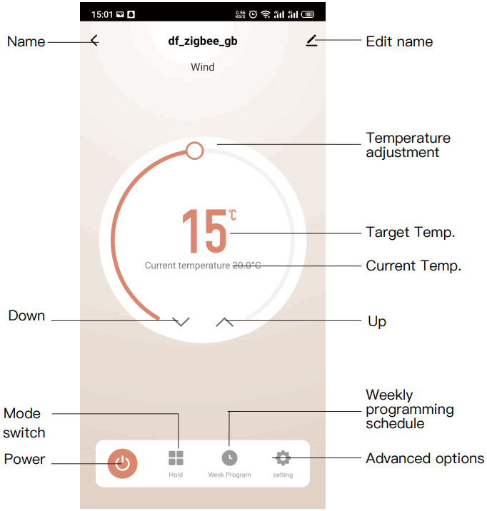 Moes BHT 006 Series Thermostat - heating thermostat
