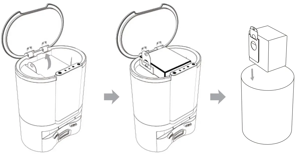 eta TWINS Robot Vacuum Cleaner - DUST EXTRACTION UNIT