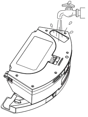 eta TWINS Robot Vacuum Cleaner - Flip rubber plug