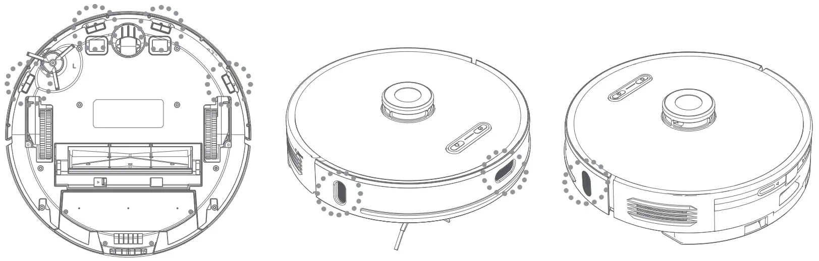 eta TWINS Robot Vacuum Cleaner - SENSORS CLEANING