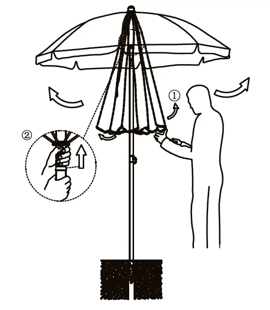 NATERIAL 3276007267716 Series Beach Umbrella 4